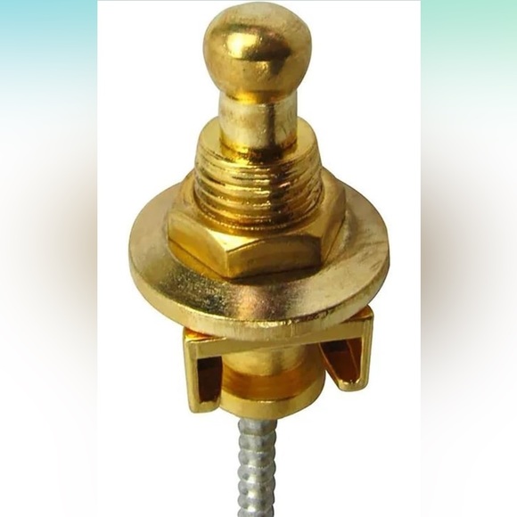 NEW 6 PCS Guitar Strap Locks Buttons Non-slip Security Straplocks guitar (Gold) - Picture 7 of 10